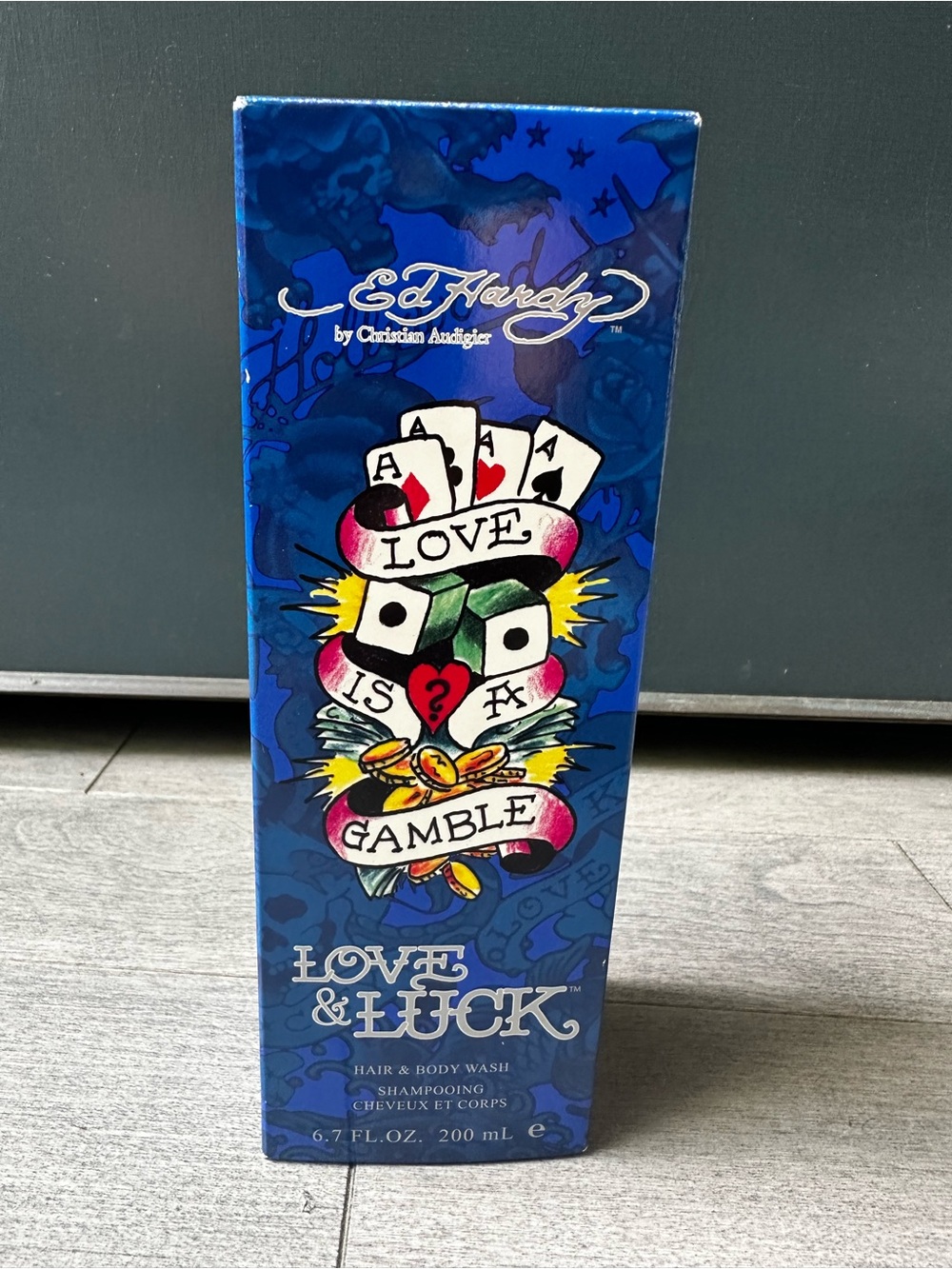 Ed Hardy Love And Luck Hair And Body Wash Shampooing 6.7 FL OZ 200 mL NIB